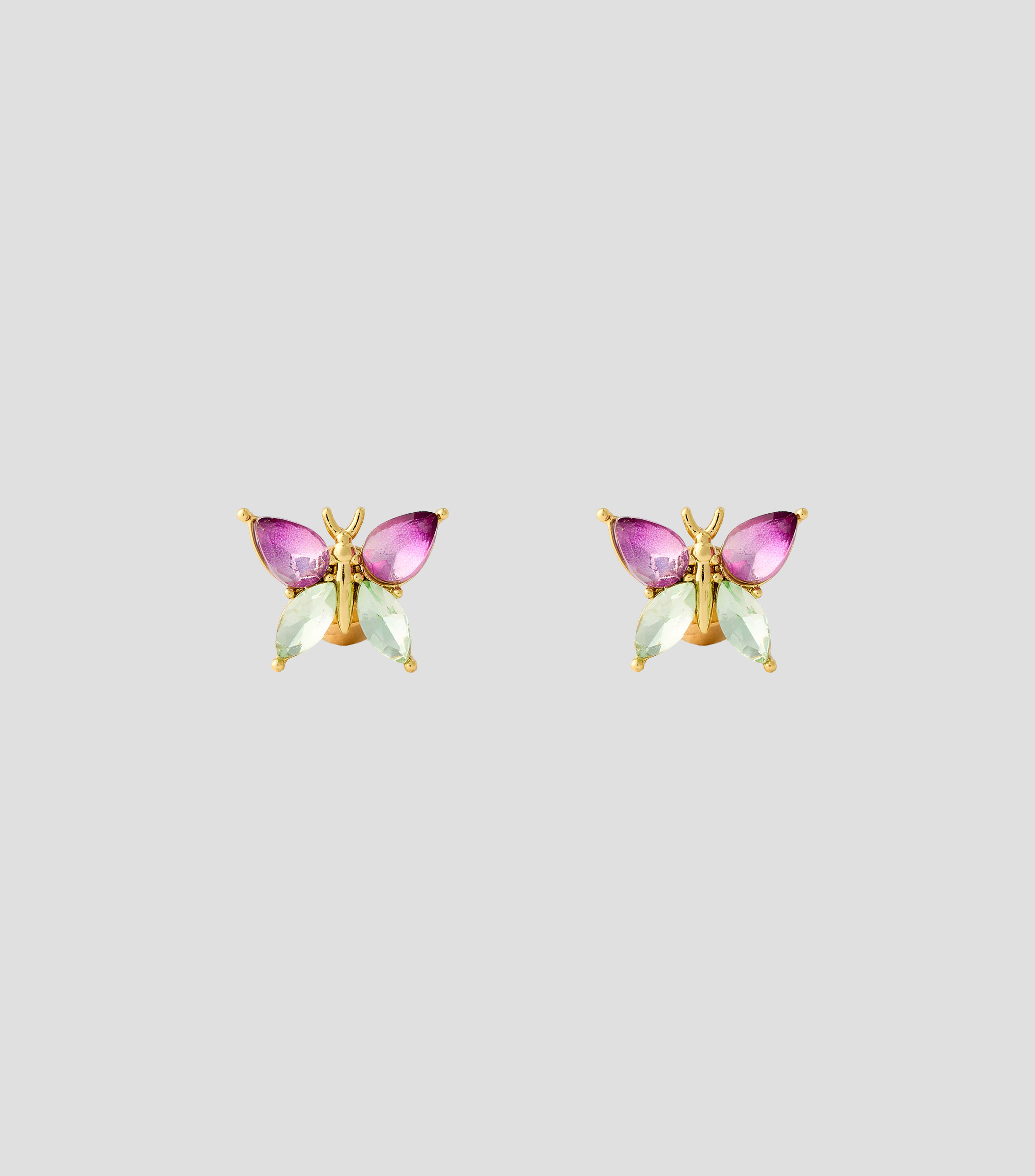 Aretes Butterfly con cristales Mujer
